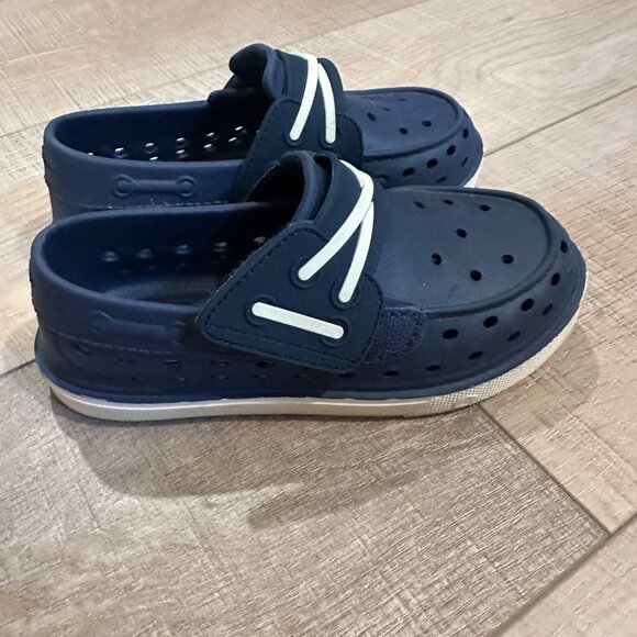 SPERRY BOYS BLUE LOAFERS SIZE 11M BOAT SHOES - Picture 1 of 9